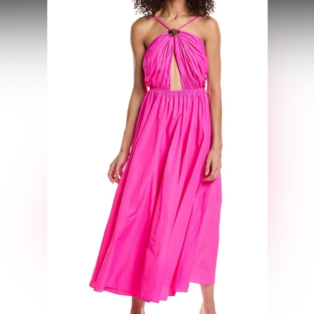 STAUD Danielle Halter midi dress 💕